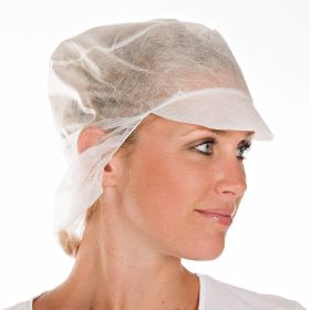 SNOODCAP NON-WOVEN HVIT 31CM L