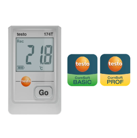 Testo 174 T - Mini Logger m/ USB-C og PC-programvare
