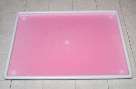 Fotbad 130x65x3 cm Hvit