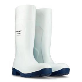 Dunlop 61131 Purofort Multigrip Støvel m/Vern Hvit