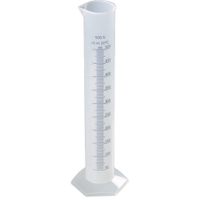 Målesylinder PP 500 ml