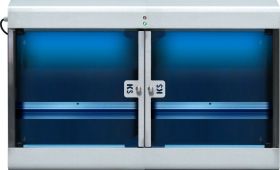 Knivskap m/UV-Lys (2 Dør)