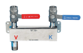 BLANDEBATTERI 1/2" VARMT KALDT VANN