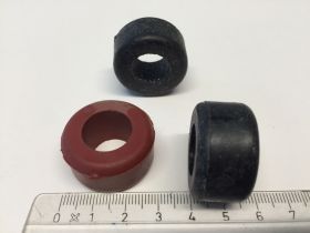 SLITEDELER SCHERMER KR, RUBBER STOPPER BLACK KR