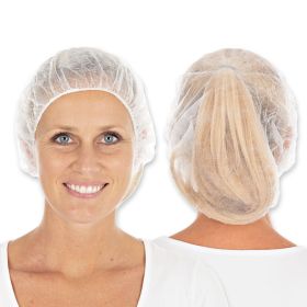 Hårnett Bouffant Hvit 