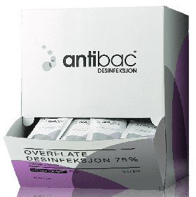 Antibac Overflatedesinfeksjon 75% Wipes