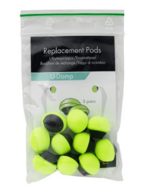 ØREPROPPER RESERVE U-DAMP