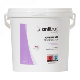 Antibac Overflatedesinfeksjon 75%, Kluter