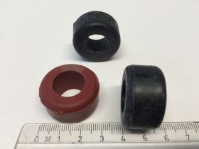 SLITEDELER SCHERMER KR, RUBBER STOPPER BLACK KR