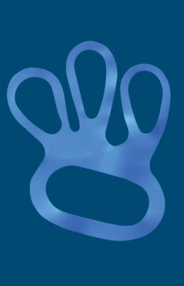 Finger Fix Hanske Blå